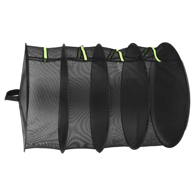 4-Layer Herb Drying Rack With Zippers Foldable Hanging Medicine Dry Mesh Net