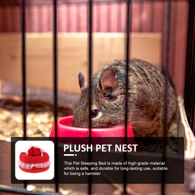 Kleine Pet Chinchilla Guinea Pig Schlafen Bett Für Hause Haustiere Hamster Innen 2