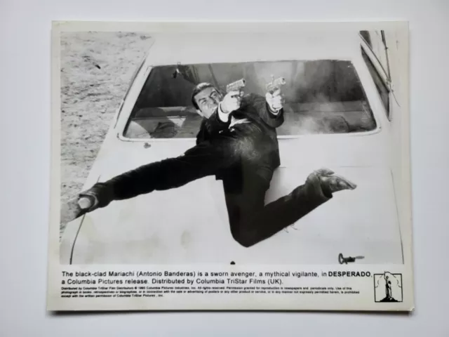 8x10 B&W Celebrity Publicity Photo Picture Desperado Antonio Banderas #2