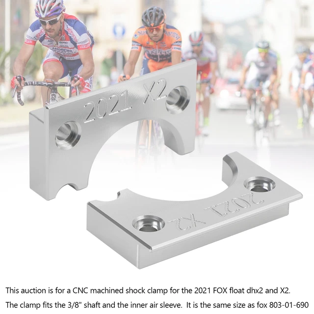 Lot de 2 chevilles de vélo en alliage d'aluminium antidérapantes pour