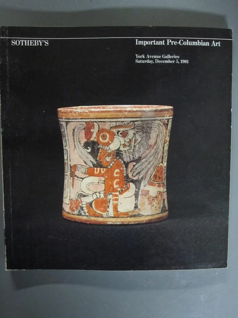 Pre-Columbian Art Sotheby's auction catalog 12/5/81