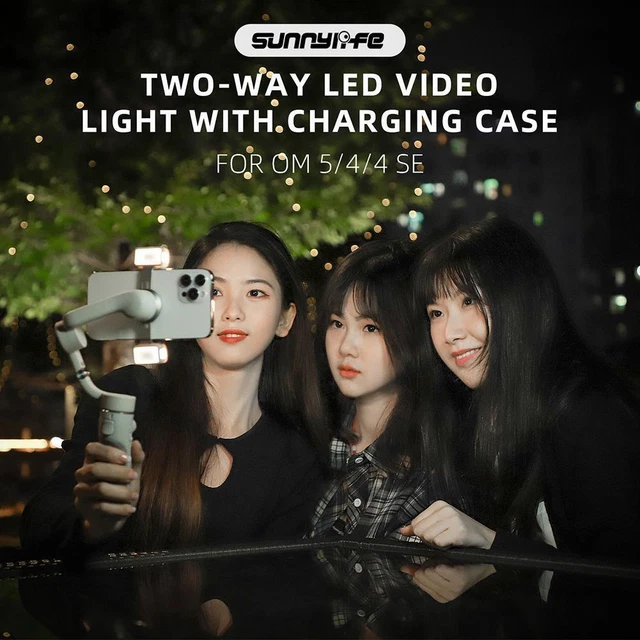 Luces de relleno Vlog para fotografía cardán LED Sunnylife L375 2 piezas para DJI OM5/4SE -de