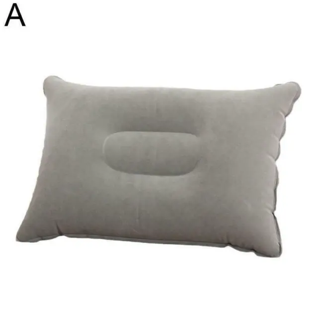 Inflatable Camping Pillow Blow Up Festival Outdoors Accessory Cushion UK