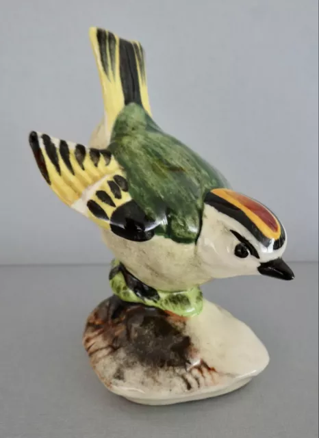 Vintage Incised 3848 Stangl Bird Figurine Kinglet Stamp Initials VGC 4.5” Tall