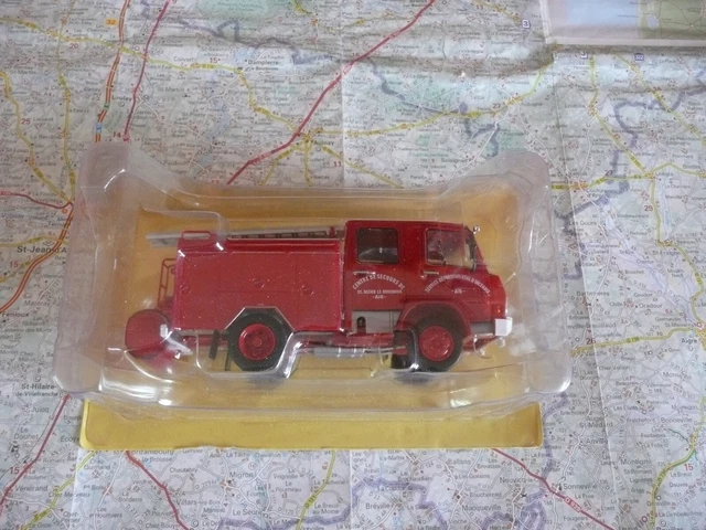 RARE Majorette 1:69 Berliet T12 Porte-Engin Pompiers – Vintage France (Occasion)