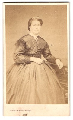Photo Stalins & Janssens Portrait de Dame im Bi Anvers Rempart du Lombard 38 