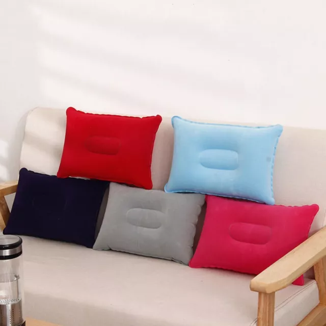 Pad Useful Travel Double Mat Soft Sleep Picnic Pillow Inflatable Sided Cushion