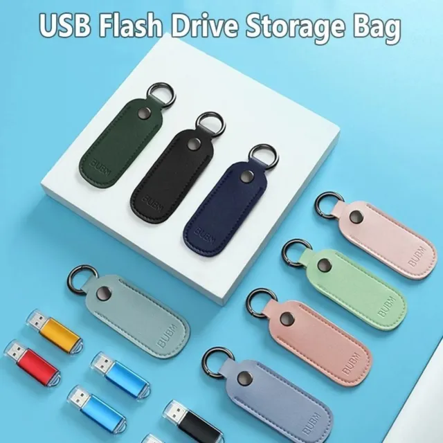 USB Flash Drive Pendrive Protective Cover Key Ring Storage Bag U Disk Pouch