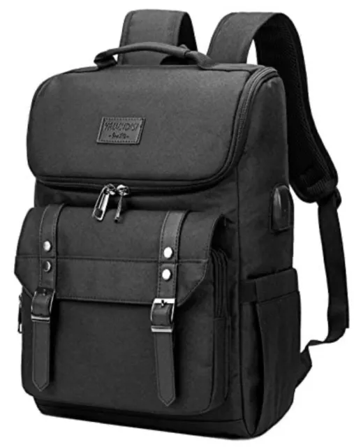Mens highend vintage backpack for businessmen Luxury Travel Laptop Backpack