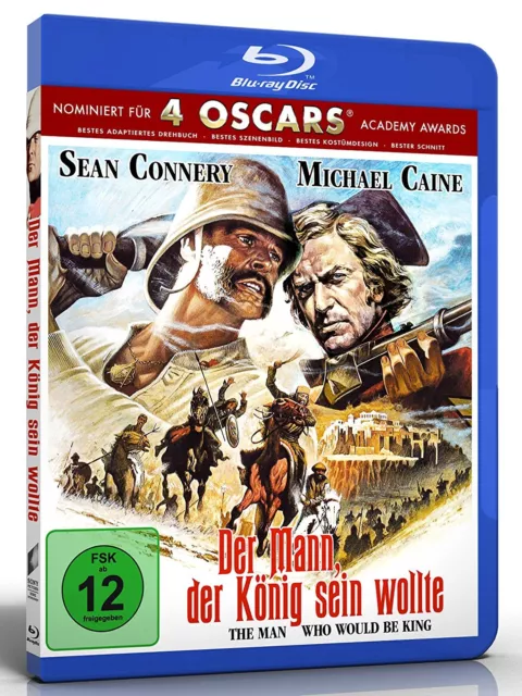 Der Mann, der König sein wollte [Blu-ray/NEU/OVP] Sean Connery, Michael Caine,