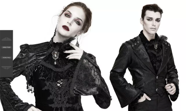 Fashion Gothic Elegant Fancy Lace Neckties Victorian Black Bow Tie With Feather