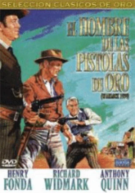 EL HOMBRE DE Las Pistolas De Oro DVD Western (2004) Henry Fonda Amazing
