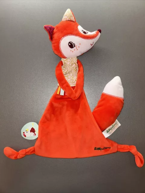 Les Lilliputiens Doudou Renard Alice La Renarde Orange 50Cm