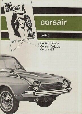 FORD Consul Corsair 1500cc 4-door Saloon 1964 UK Opuscolo Vendite sul mercato 
