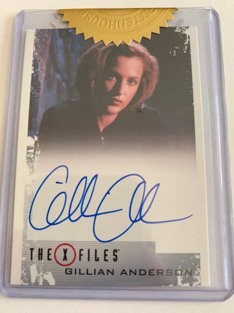 Gillian Anderson as Dana Scully Autograph - X-Files Archives Classic Rittenhouse