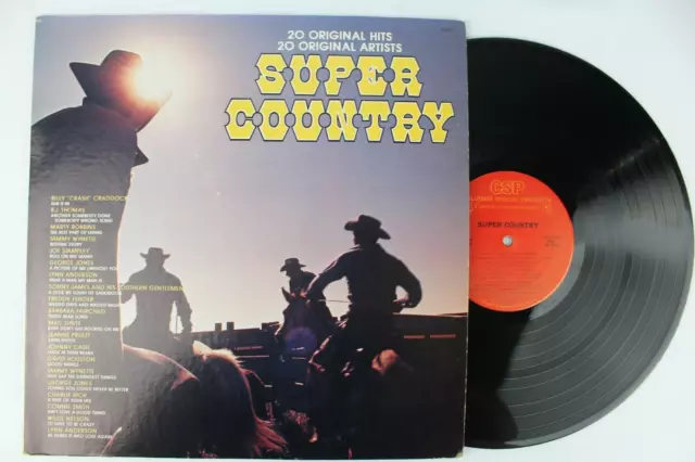 Super Country 20 Original Hits Various Artists Lp 12 Vinyl Record Quick Ship 16 16 Picclick
