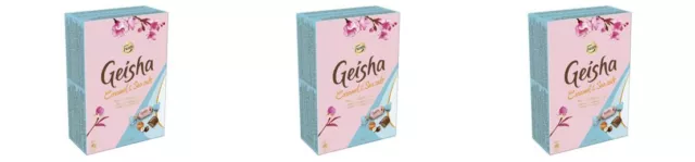 3 x Geisha Chocolate Candiy Box with Sea Salt and Caramel, 5.3 oz. (150 g.)