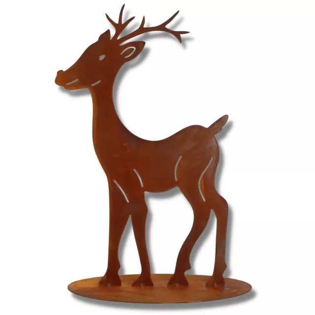 Weihnachtsdeko Rost Rentier Gartendeko Figuren Metall Hirsch Deko Weihnachten