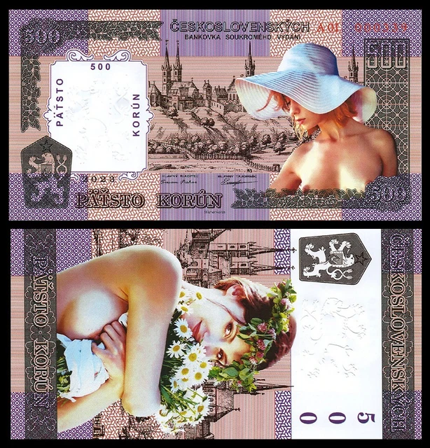 Czech Republic 500 Korun 2023 year Czechoslovakia POLYMER UNC uncirculated