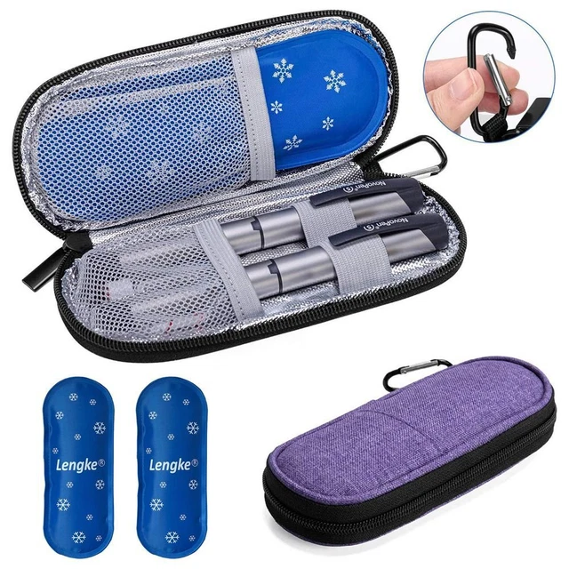 Pill Protector Drug Freezer for Diabetes Medicla Cooler Insulin Cooling Bag