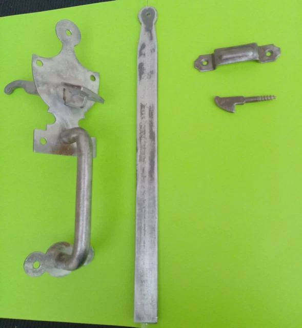 ANCIENNE SERRURE*LOQUET À BASCULE *FER FORGE*POIGNÉE PORTE* CLENCHE XIX EME EUR 19,90 - FR