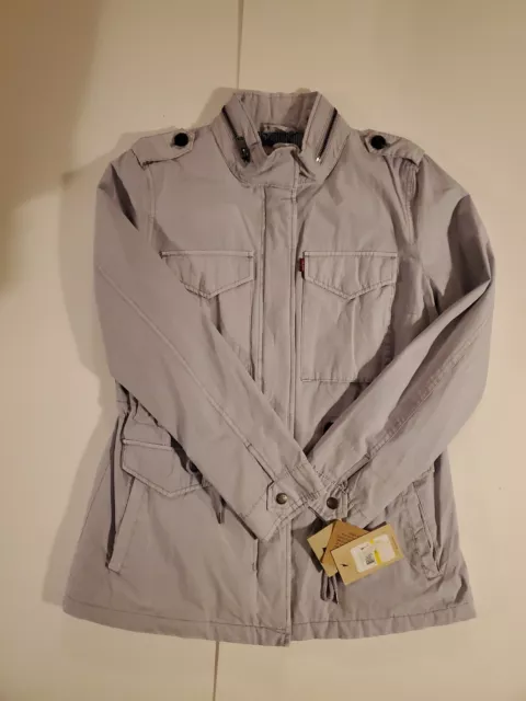 Levi's Women's Medium Lightweight Parachute Cotton Jacket Thistle New