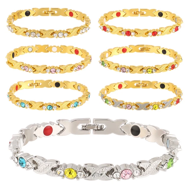 braccialetto magnetoterapia ematite energia guarigione bracciale rimovibile
