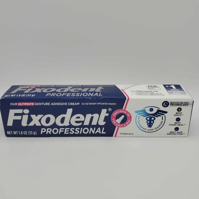 Fixodent Original Secure Denture Adhesive 2.4oz (Twin Pack