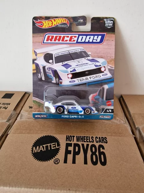 Hot Wheels RACE DAY FORD CAPRI Gr.5 CAR CULTURE IN STOCK 2023