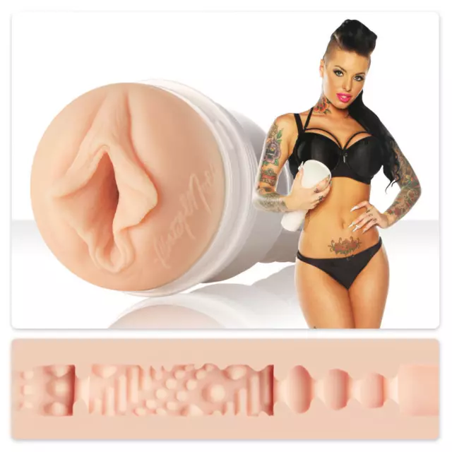 Fleshlight Girls Christy Mack diskr Masturbator Superskin Material Attack-Textur