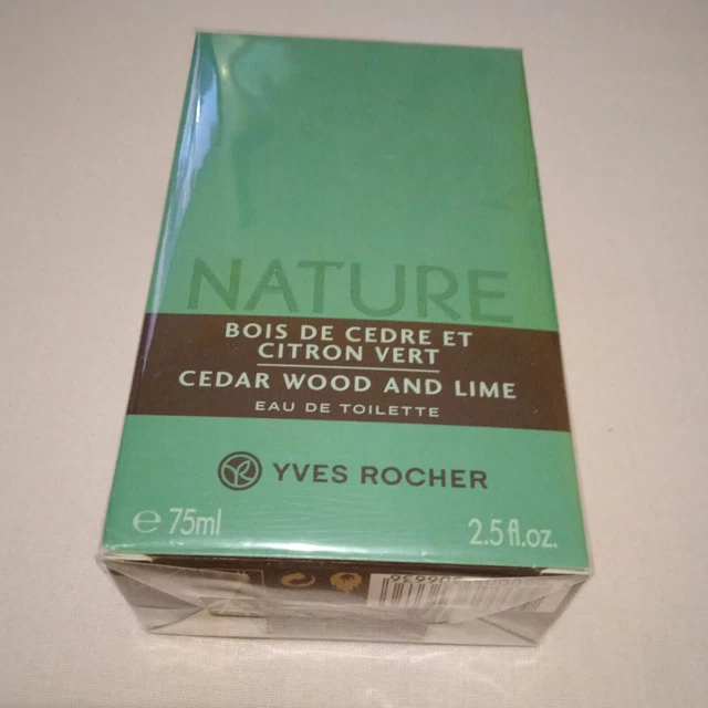 Eau De Toilette 75ml || NATURE BOIS DE CÈDRE ET CITRON VERT || Yves Rocher