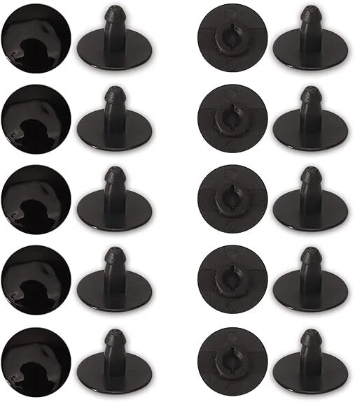 10 Pcs VMAXTANKS Croc Replacement Rivets Clog Garden Shoe Repair Rivets One Size