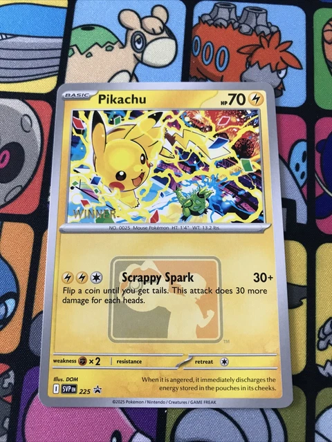 ピカチュウ [SVP EN 225] WCS2025 winner プロモ