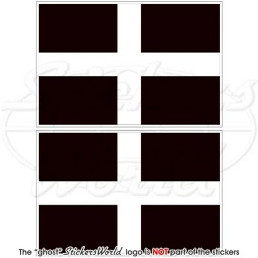 SUD OSSÉTIE Drapeau Ossète Vinyle Autocollants 50mm X2