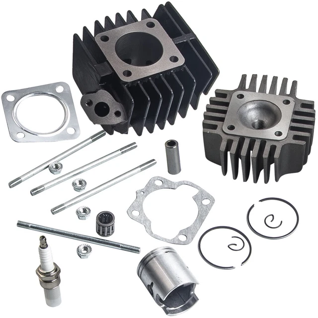 Kit Pistone E Cilindro 47mm Per Motosega Husqvarna 455, 455E, 460 - Testata Completa ALL-CARB