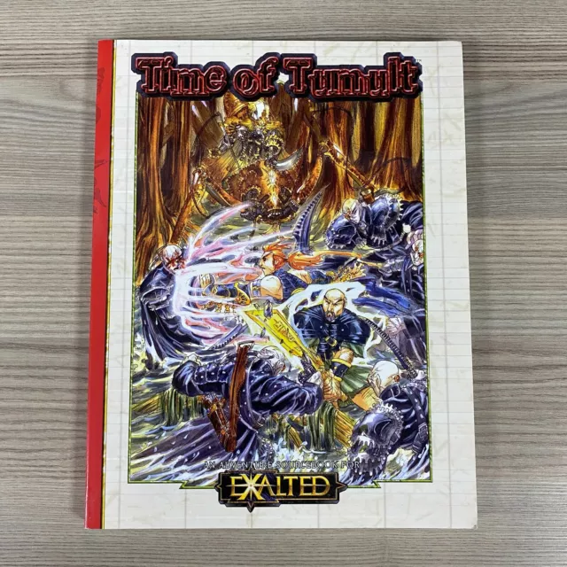 Temps De Tumult Exalté RPG White Wolf Softback Livre Âge Od Sorrows (2002)