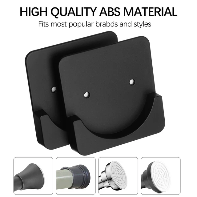 Contenitore di montaggio asta per tenda a parete Easy-Peel senza supporto di tensione di perforazione