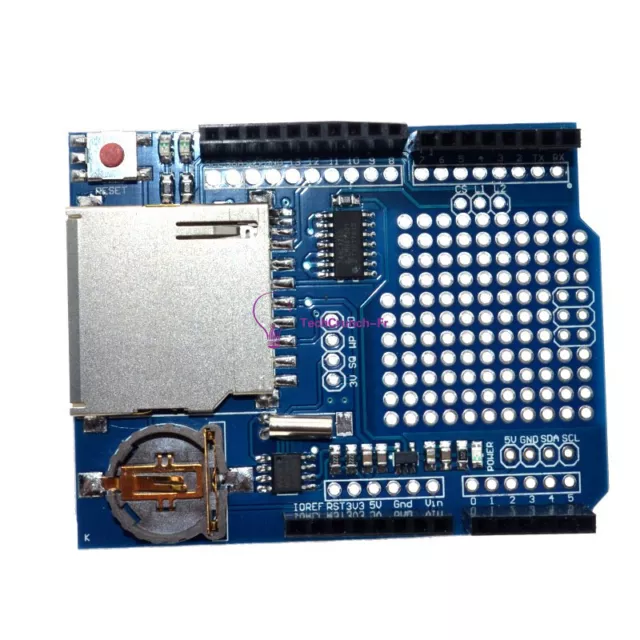 Data Logger Module Logging Shield Data Recorder DS1307 for Arduino SD Card