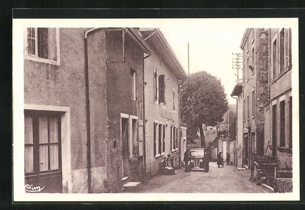 CPA St-Igny-de-Vers, Route de Monsols