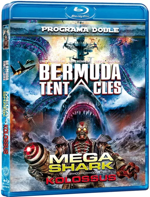 Pack Bermuda Tentacles + Megashark Vs Kolossus Blu-ray (NUEVO PRECINTADO) (2021) 2