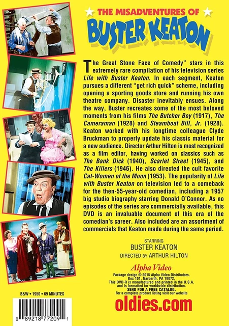 BUSTER KEATON: THE Misadventures of Buster Keaton (DVD) Buster Keaton