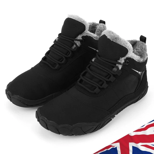 WINTER PLUSH BOOTS Wide Toe Box Barefoot Shoes Non Slip for Hiking