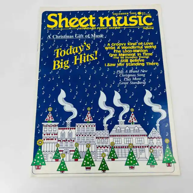 Sheet Music Magazine 1988 One Moment In Time Groovy Kind of Love Loco Motion BA2