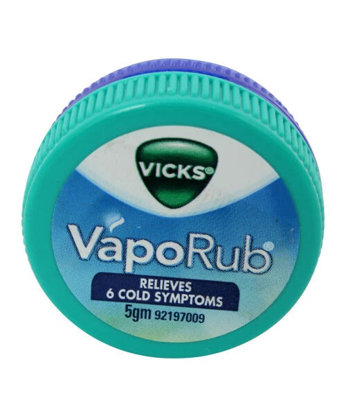 VICKS VAPORUB OINTMENT blocked nose cough Nasal headache Relief 5g £6.