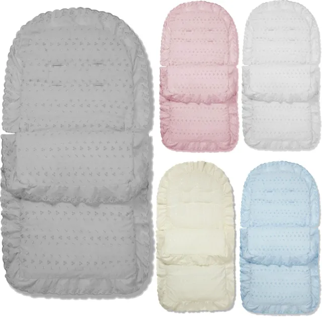 Broderie Anglaise Footmuff / Cosy Toes Compatible with Chicco