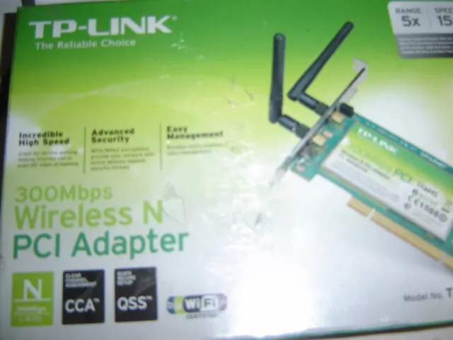 Tp-Link Wireless N Pci Adapter-Unused In Box