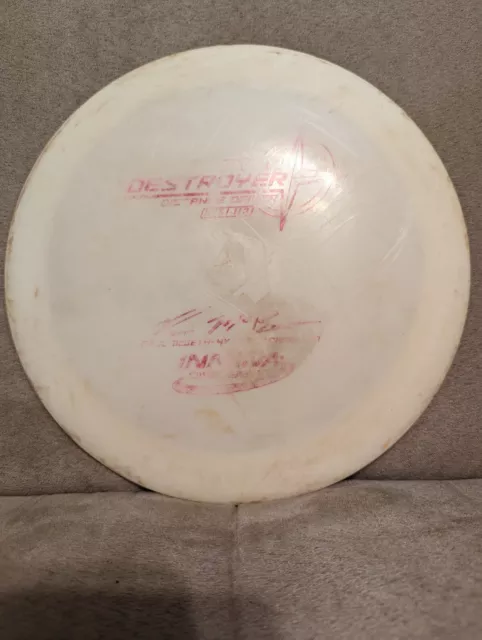 Star Destroyer Paul Mcbeth 4X 169 White Innova Disc Golf Four Time