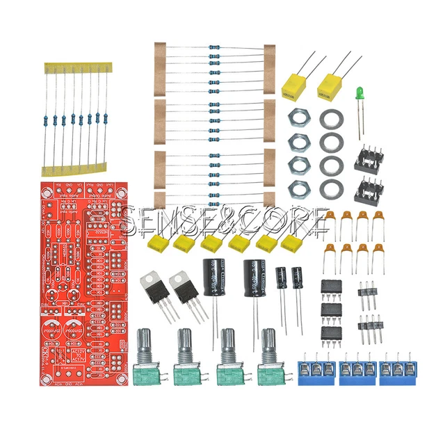 NE5532 HIFI Preamp Pre-amplifier Tone Board Kit Treble Alto Bass Volume Control