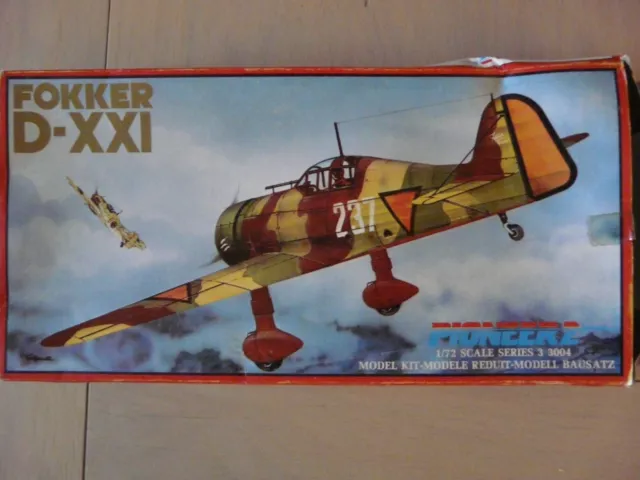 Maquette Avion 1/72 PIONEER2 Ref 3004 Fokker D-XXI