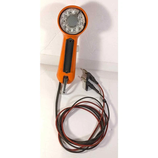 Vintage Telephone Lineman's Rotary Line Tester Handset SEE DESCRIPTION